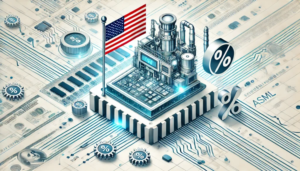 ASML photolithography machine impacted by US tariffs